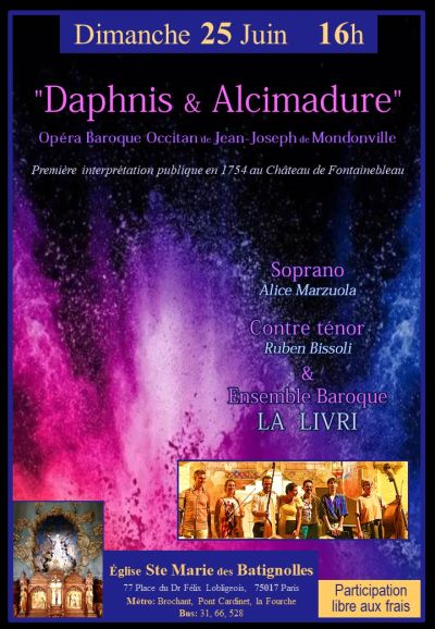 Affiche du concert La LIVRI, le 25 juin 2023